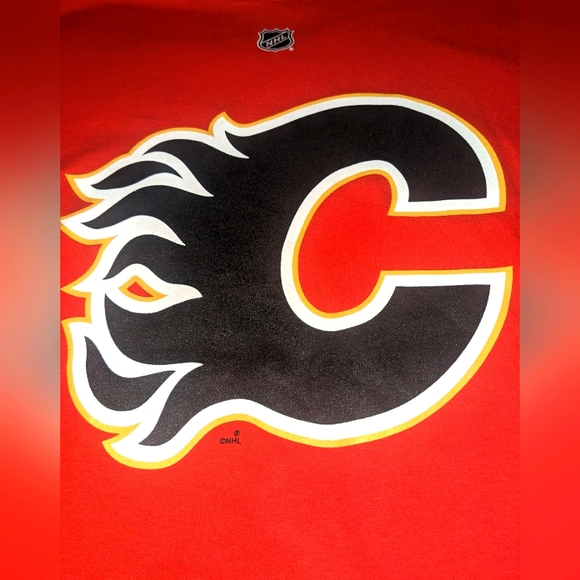 Calgary Flames Reebok NHL #12 Iginla T-shirt ♥️ 🖤 - Picture 4 of 4